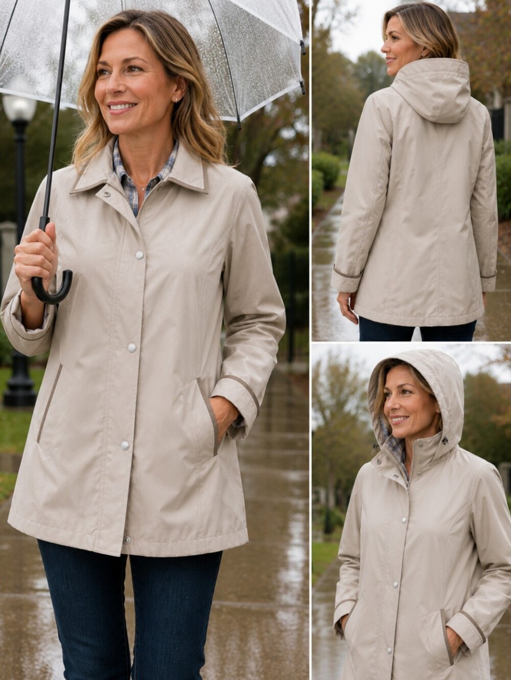 Liz Claiborne Women's Tan Jacket Sz L Petite